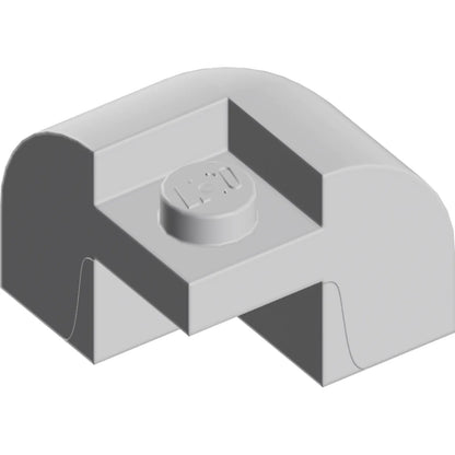 Part 67810 - Slope, Curved 2 x 2 x 1 1/3 Corner Round with Recessed Stud