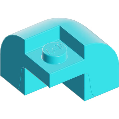 Part 67810 - Slope, Curved 2 x 2 x 1 1/3 Corner Round with Recessed Stud