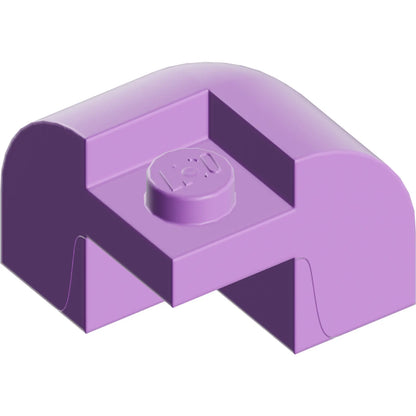 Part 67810 - Slope, Curved 2 x 2 x 1 1/3 Corner Round with Recessed Stud