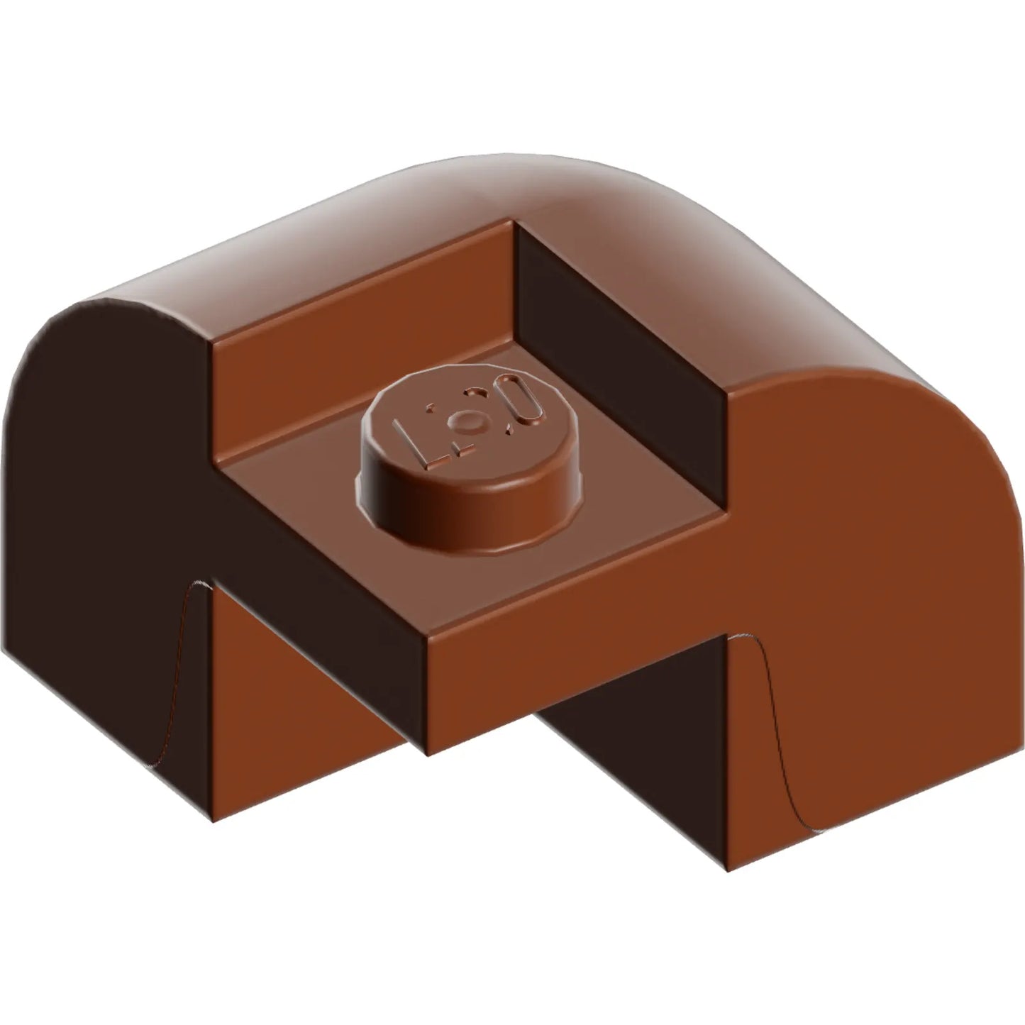 Part 67810 - Slope, Curved 2 x 2 x 1 1/3 Corner Round with Recessed Stud