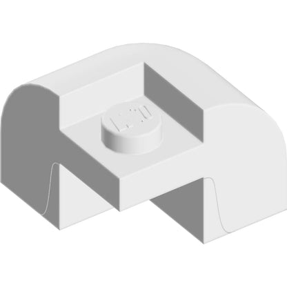 Part 67810 - Slope, Curved 2 x 2 x 1 1/3 Corner Round with Recessed Stud