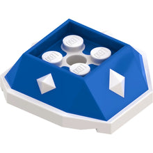 Part 67931pb01 - Shell with 4 Recessed Studs and Hole with Molded White Bottom and Spikes Pattern