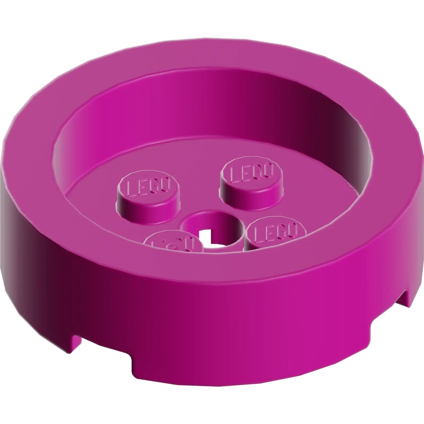 Part 68325 - Brick, Round 4 x 4 with Recessed Center and Hole