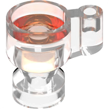Part 68495pb01 - Minifigure, Utensil Stein / Cup with Molded Trans-Orange Drink Pattern