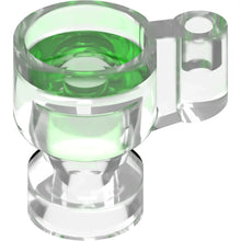 Part 68495pb02 - Minifigure, Utensil Stein / Cup with Molded Trans-Bright Green Drink Pattern
