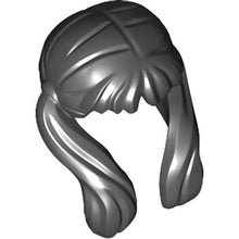 Part 68520 - Minifigure, Hair Female Long with Bangs and Front Pigtails - Flexible Rubber
