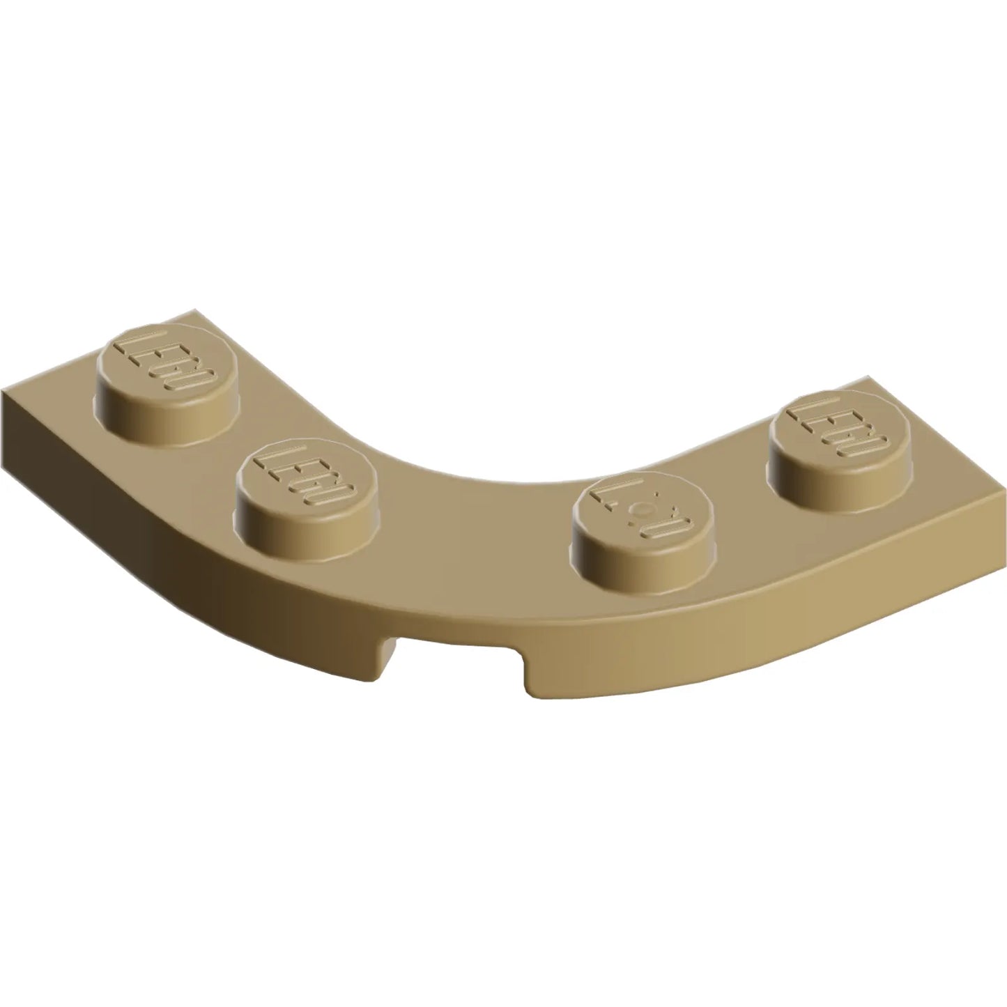 Part 68568 - Plate, Round Corner 3 x 3 with 2 x 2 Curved Cutout