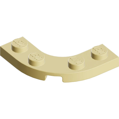 Part 68568 - Plate, Round Corner 3 x 3 with 2 x 2 Curved Cutout