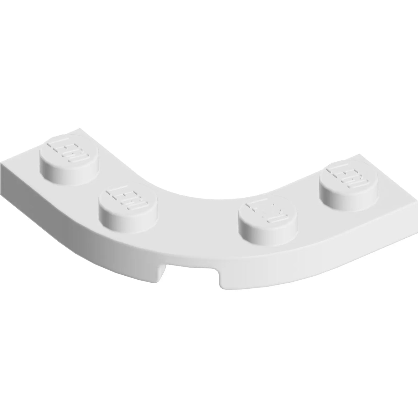 Part 68568 - Plate, Round Corner 3 x 3 with 2 x 2 Curved Cutout