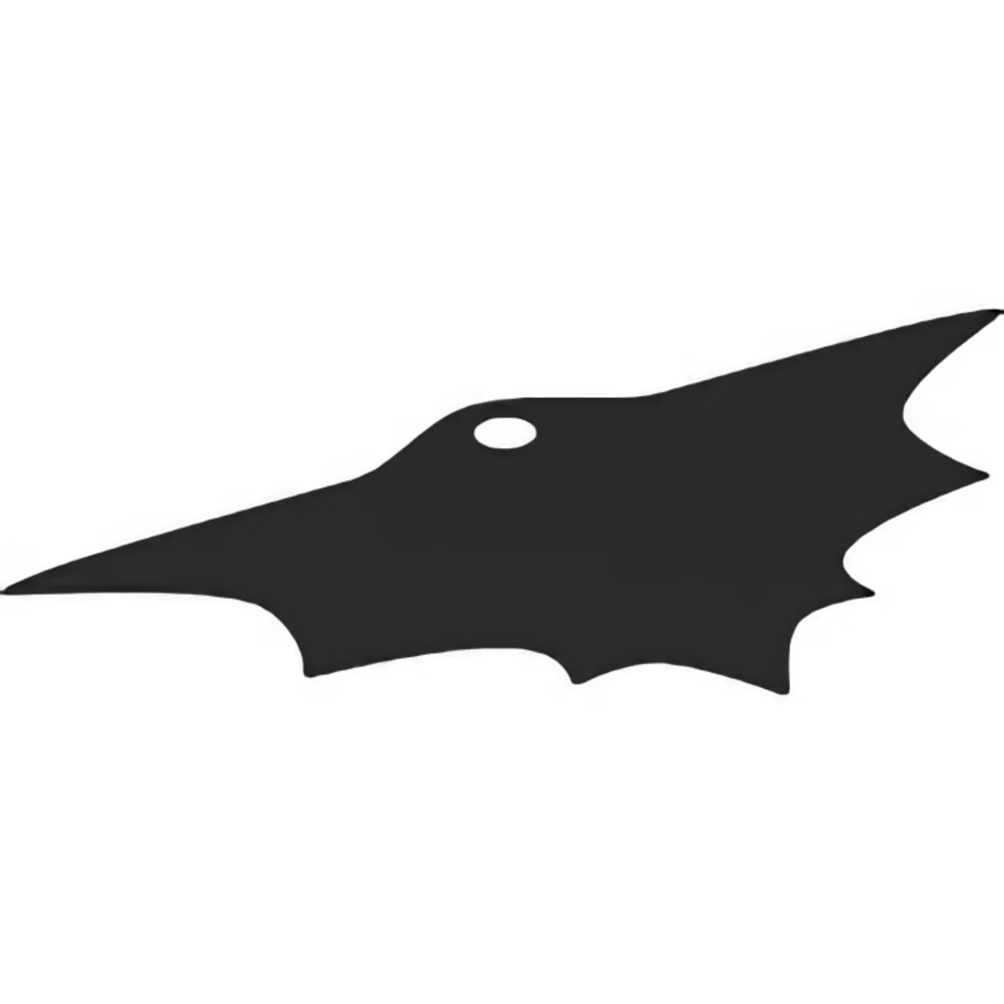 Part 68590 - Minifigure Cape Cloth, Scalloped 7 Points, Wide, Single Top Hole (Batman) - Traditional Starched Fabric
