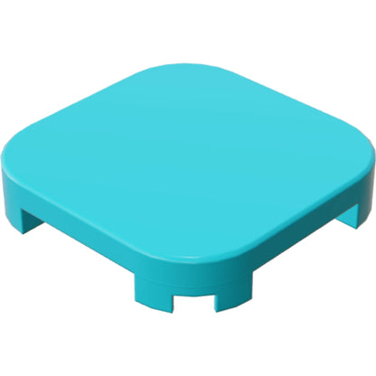 Part 68869 - Tile, Modified 4 x 4 with Rounded Corners and 4 Feet