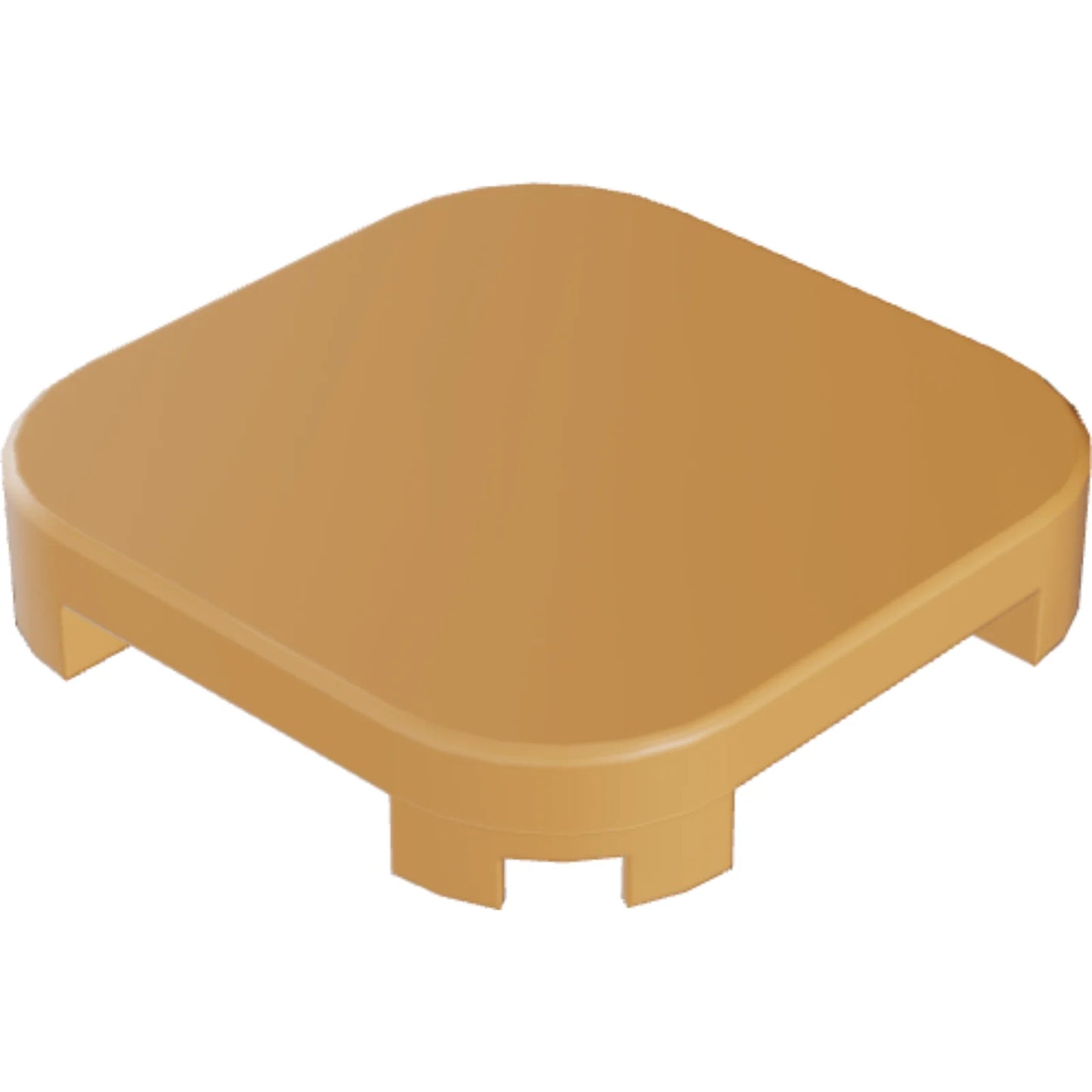 Part 68869 - Tile, Modified 4 x 4 with Rounded Corners and 4 Feet