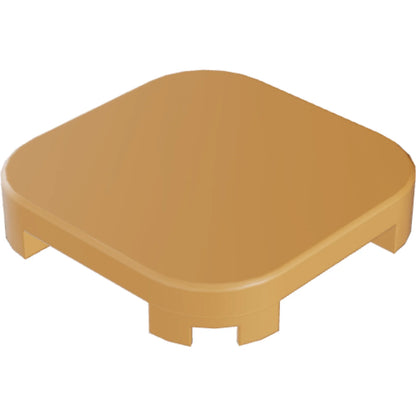 Part 68869 - Tile, Modified 4 x 4 with Rounded Corners and 4 Feet