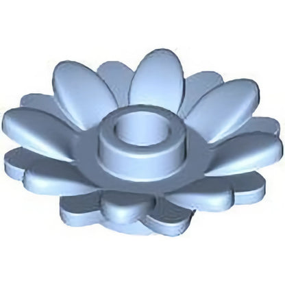 Teil 6901 - Pflanzenblume 2 x 2 rund mit 16 Blütenblättern (Sonnenblume) mit offenem Bolzen