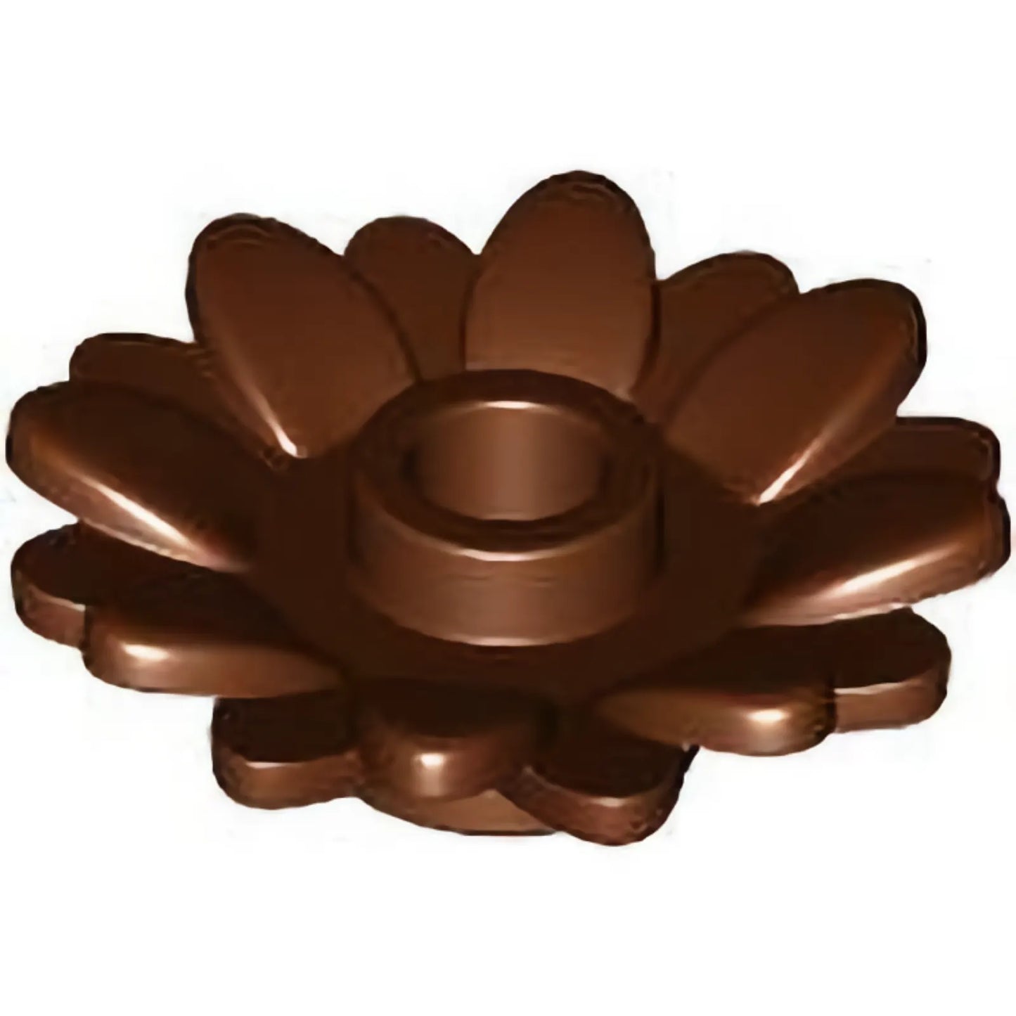 Teil 6901 - Pflanzenblume 2 x 2 rund mit 16 Blütenblättern (Sonnenblume) mit offenem Bolzen