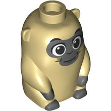 Part 69517pb01 - Ongi, Short and Stout with Black Open Eyes, Grin, and Dark Bluish Gray Face and Paws Pattern