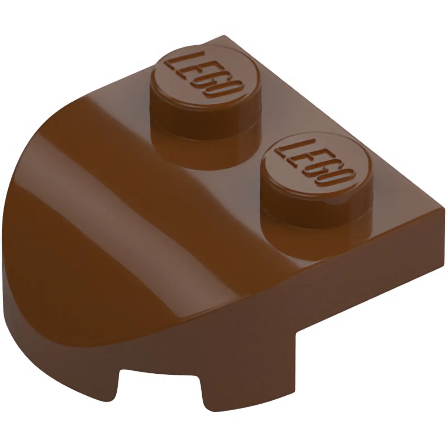 Part 7037 - Brick, Round 2 x 2 x 2/3 Half Circle Extended with 2 Studs and Curved Top