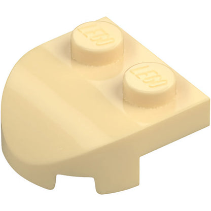 Part 7037 - Brick, Round 2 x 2 x 2/3 Half Circle Extended with 2 Studs and Curved Top