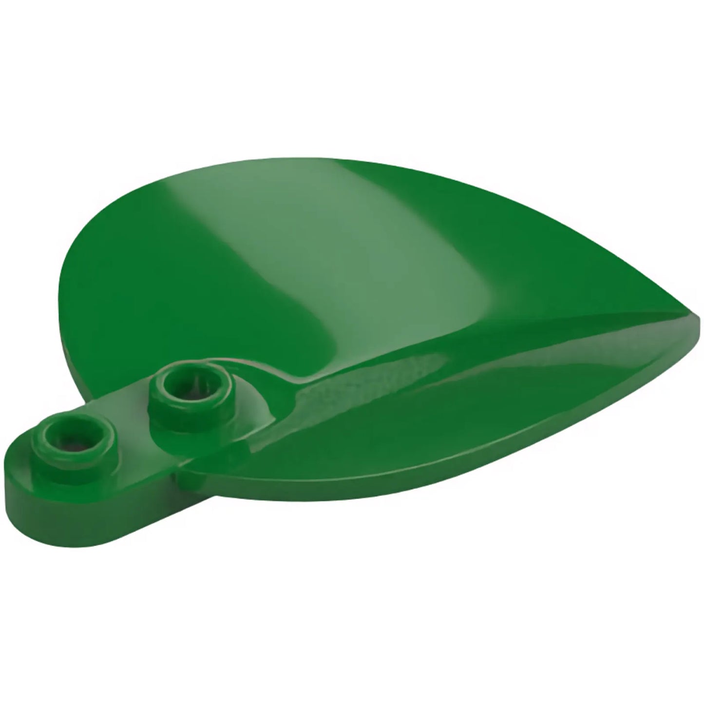 Part 7096 - Plant Plate, Round 1 x 2 with Pointed Leaf