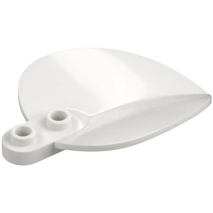 Part 7096 - Plant Plate, Round 1 x 2 with Pointed Leaf