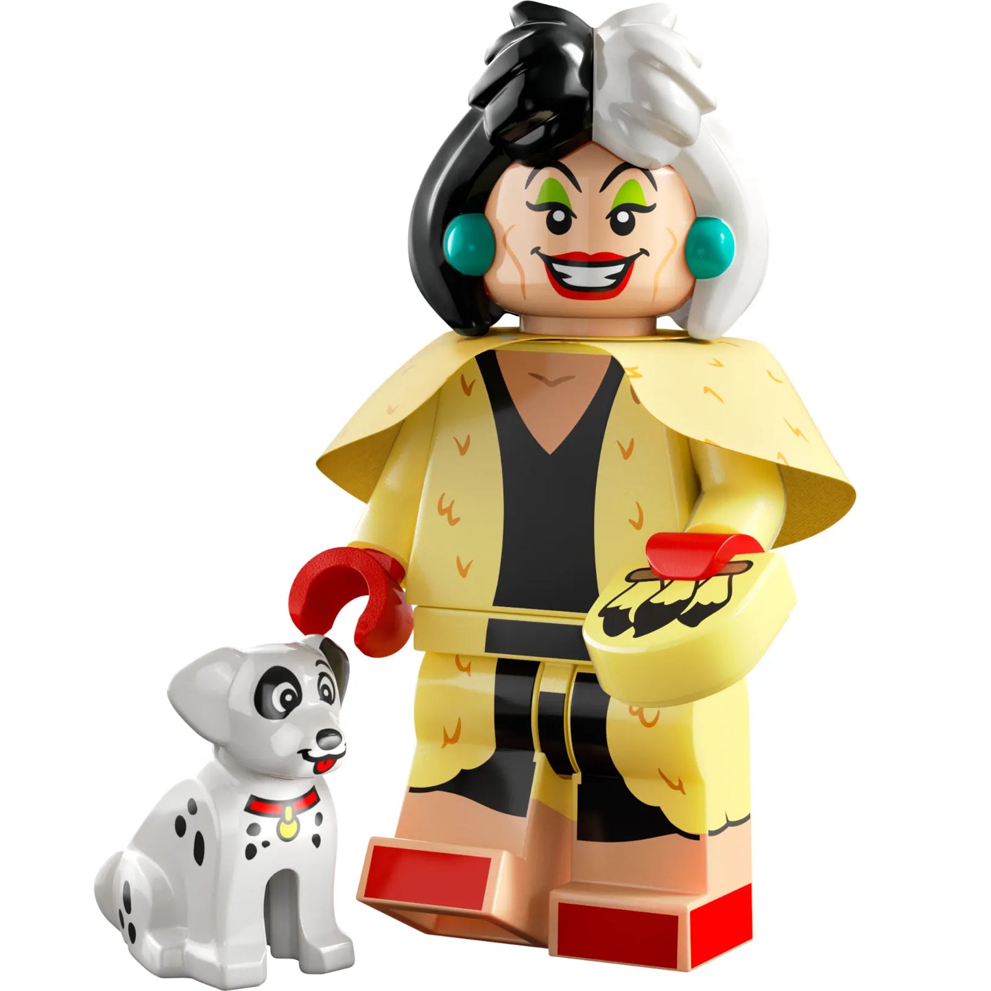 Minifig Coldis100-13 - Cruella de Vil & Dalmatian Puppy