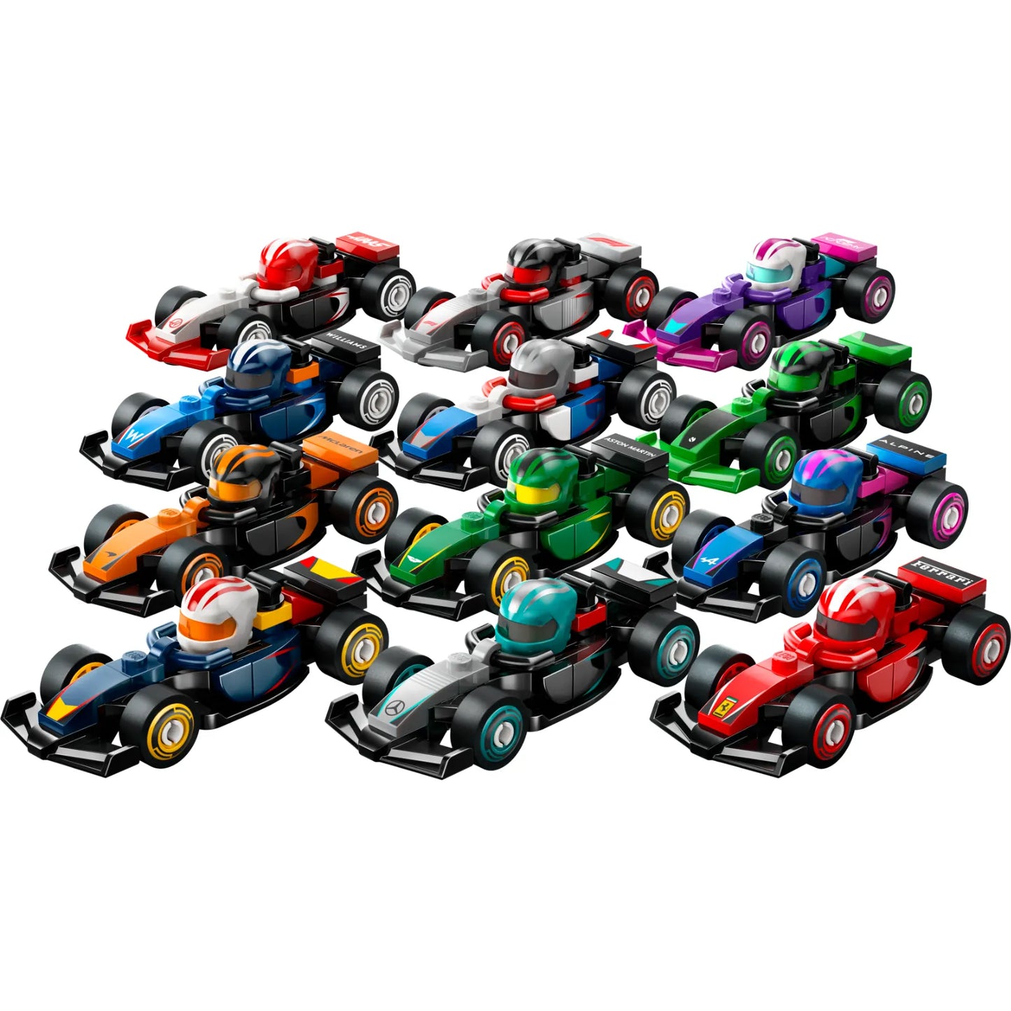 Set 71049-2 - F1 Collectible Race Cars (Complete Series of 12 Complete Race Car Sets)
