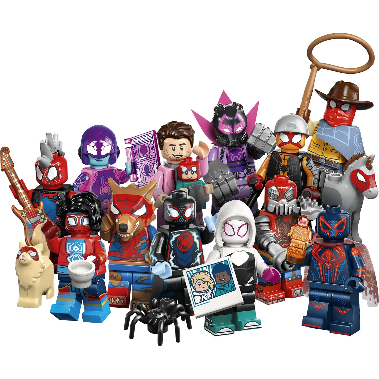 Set 71050-2 - Minifigure, Spider-Man Across the Spider-Verse (Complete Series of 12 Complete Minifigure Sets)