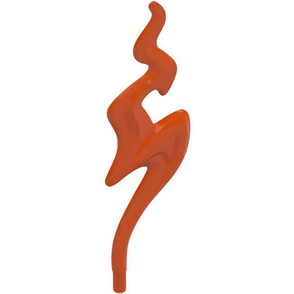 Part 7105 - Wave Rounded Squiggly with Bar End (Flame)