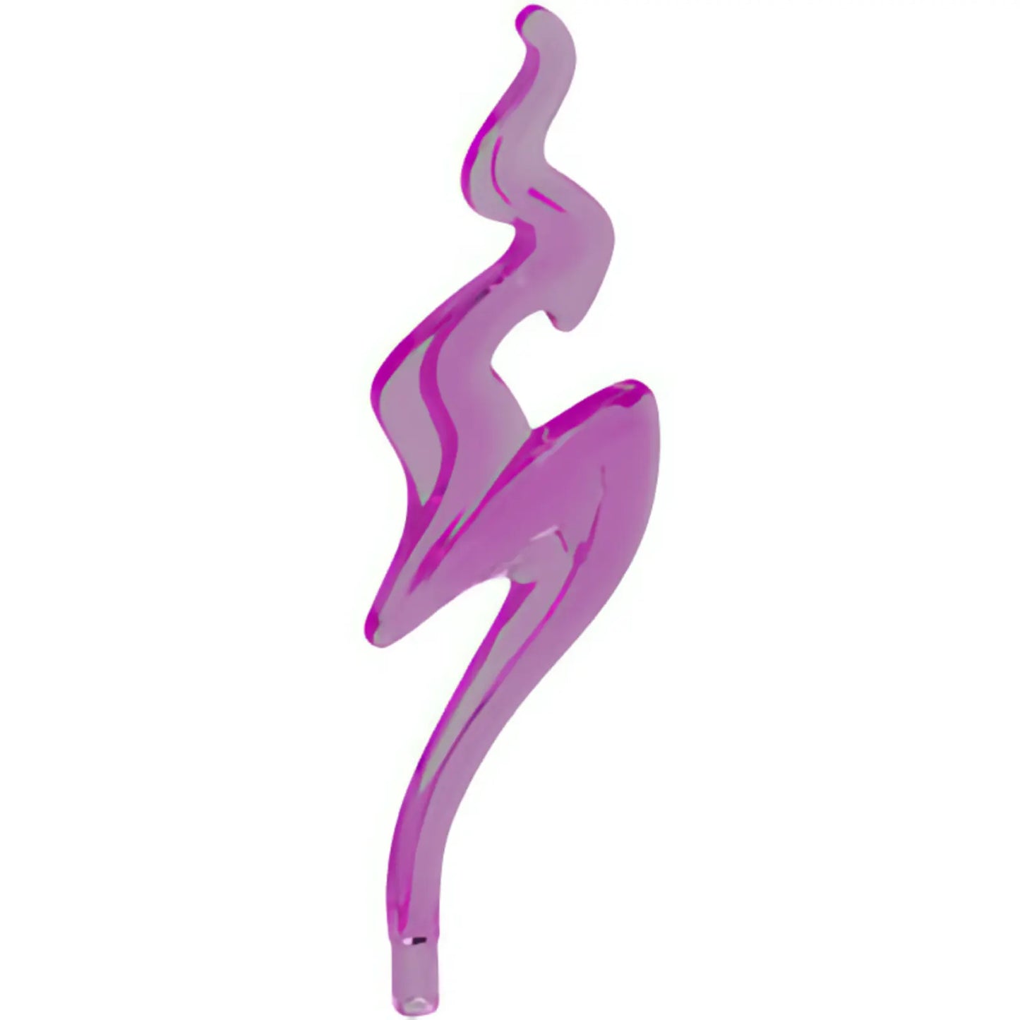 Part 7105 - Wave Rounded Squiggly with Bar End (Flame)