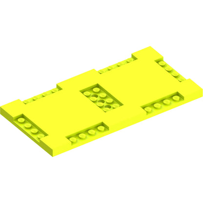 Teil 71772 - Ziegelstein, modifiziert 8 x 16 x 2/3 mit 1 x 4 und 2 x 4 Vertiefungen
