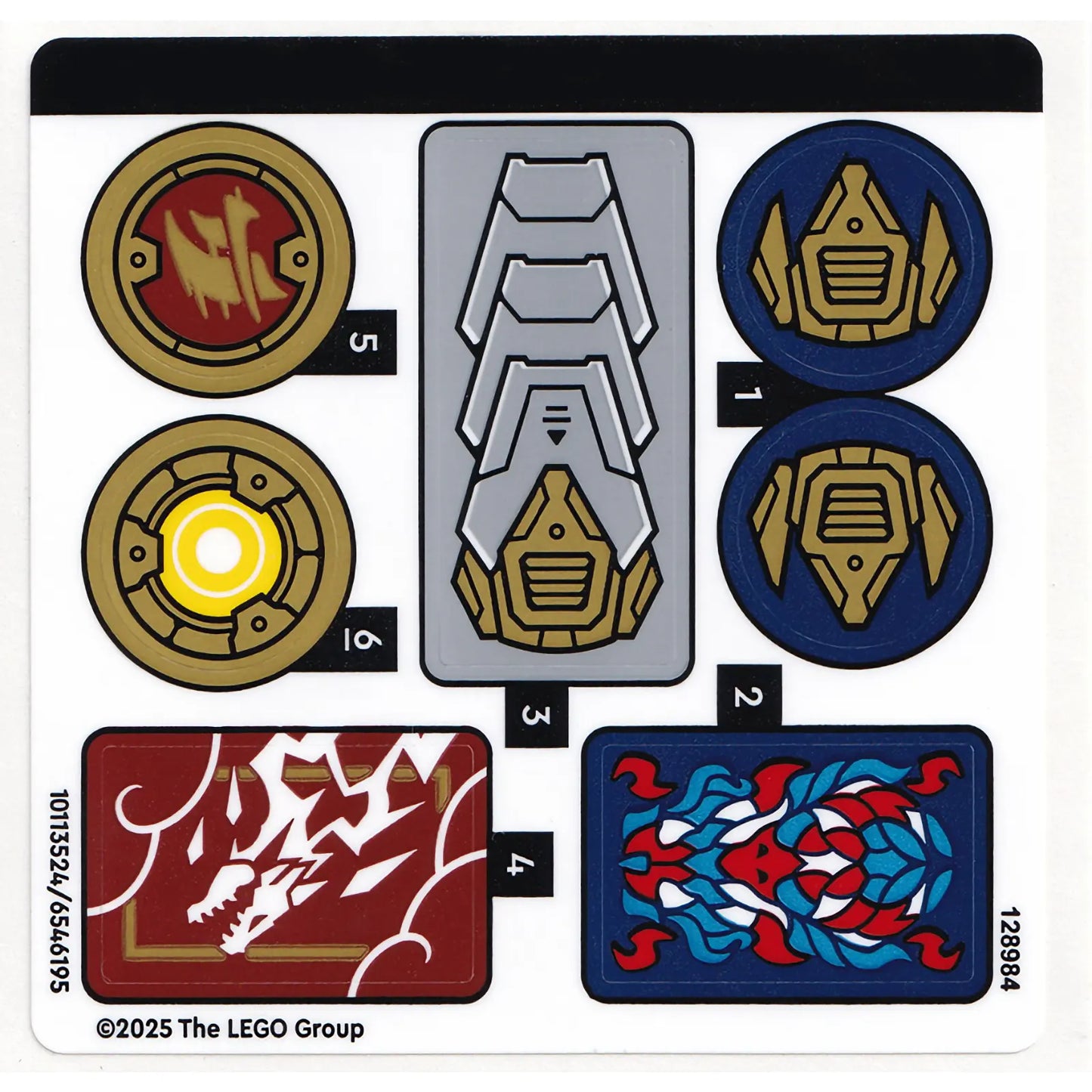 Part 71843stk01 - Sticker Sheet for Set 71843 - (10113524/6546195)