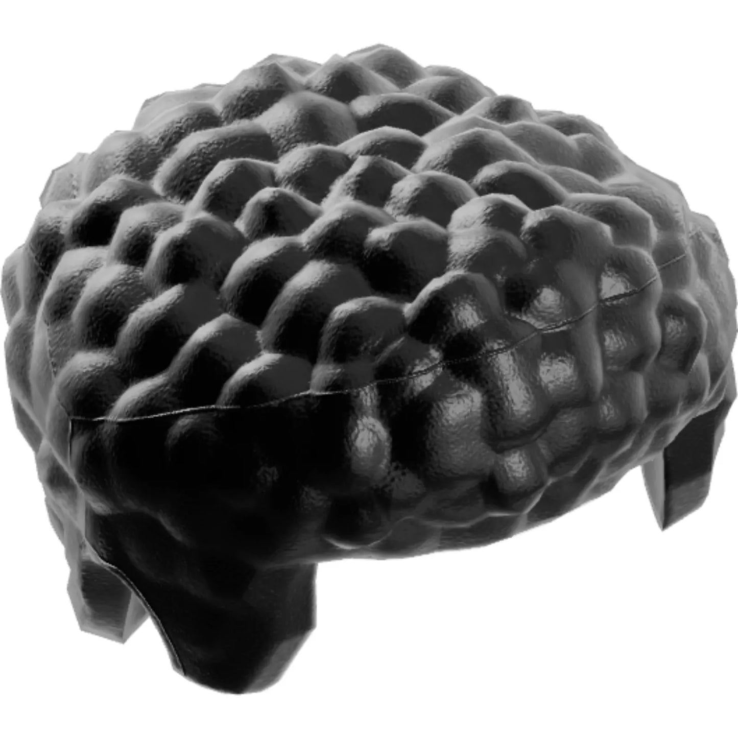 Part 7195 - Minifigure, Hair Male, Coiled with Raised Front