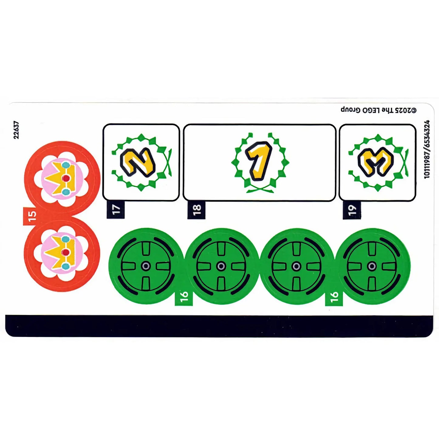 Part 72036stk02 - Sticker Sheet for Set 72036, Sheet 2 - (10111987/6534324)