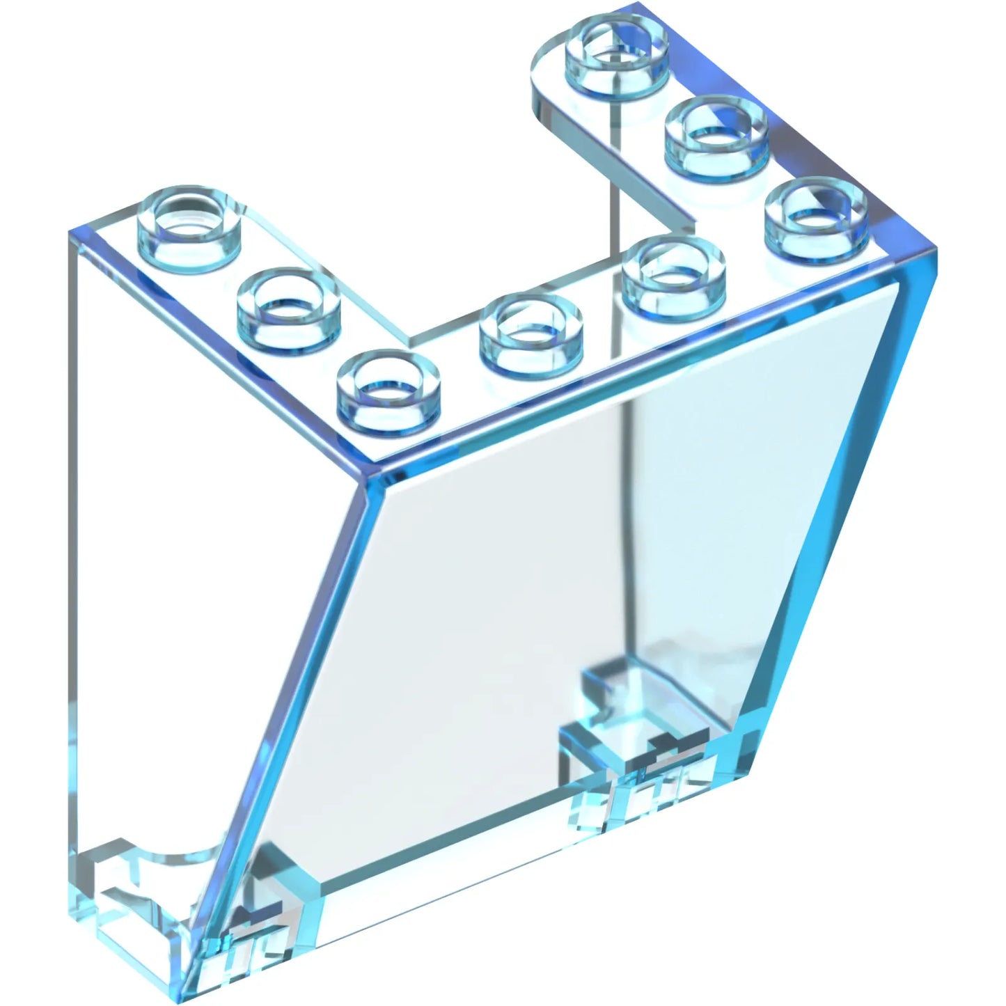 Part 72475 - Windscreen 3 x 4 x 4 Inverted, Rounded Top Corners, Cutout Bottom Corners