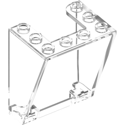 Part 72475 - Windscreen 3 x 4 x 4 Inverted, Rounded Top Corners, Cutout Bottom Corners