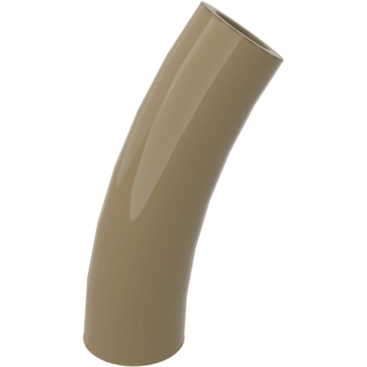 Part 7324 - Brick, Round Tube 1 x 1 d. 45 degrees Elbow Macaroni Half - Axle Hole