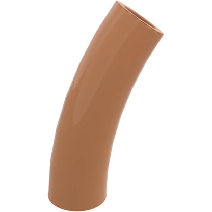 Part 7324 - Brick, Round Tube 1 x 1 d. 45 degrees Elbow Macaroni Half - Axle Hole
