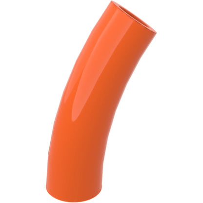Part 7324 - Brick, Round Tube 1 x 1 d. 45 degrees Elbow Macaroni Half - Axle Hole