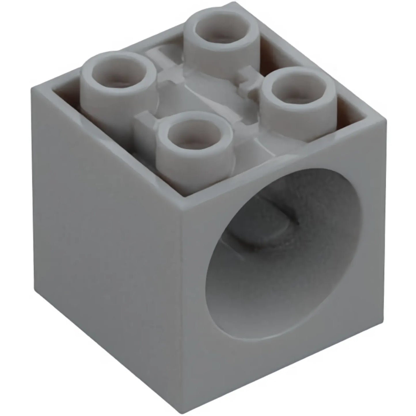 Part 73764 - Brick, Modified 2 x 2 x 1 2/3 with Hole for Gear Worm Screw 6L