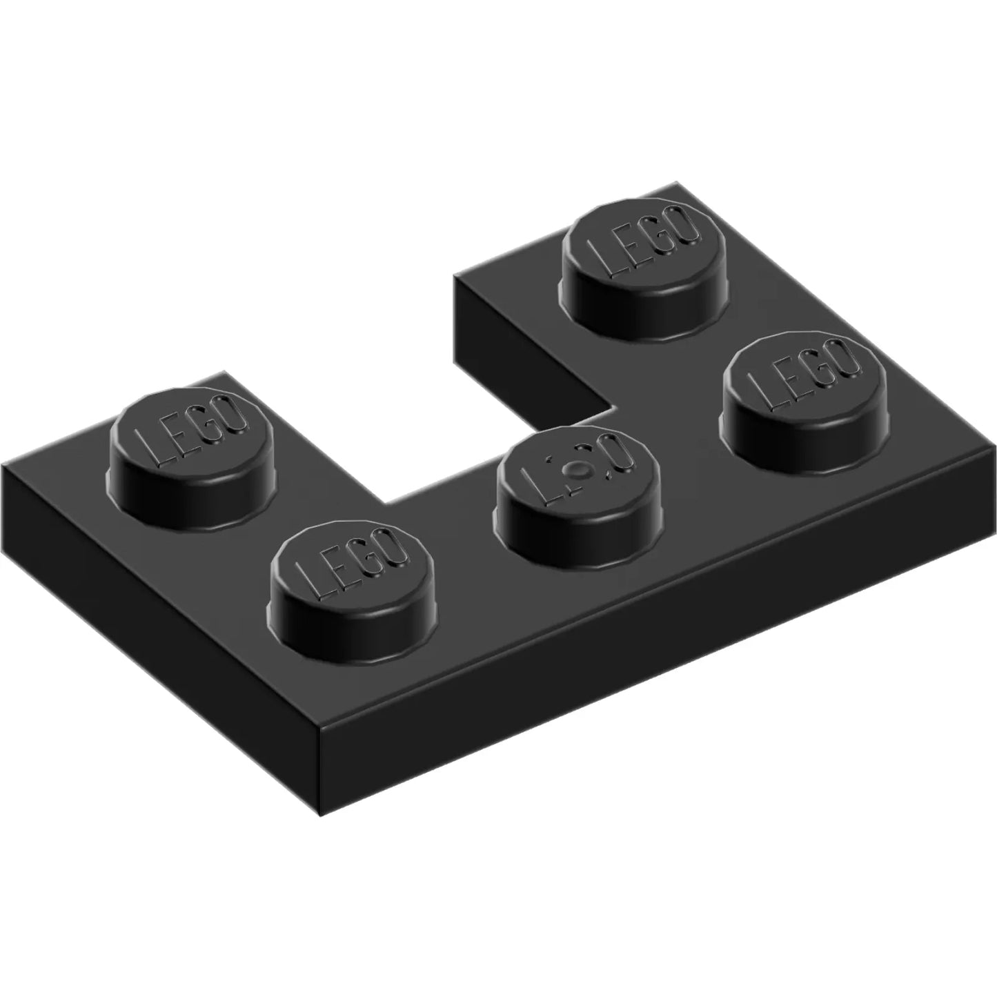 Teil 73831 - Platte, modifiziert 2 x 3 mit 1 x 1 Ausschnitt