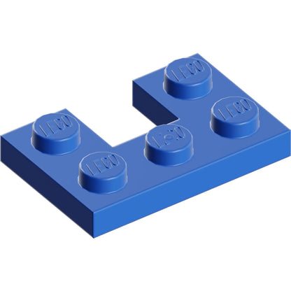 Teil 73831 - Platte, modifiziert 2 x 3 mit 1 x 1 Ausschnitt