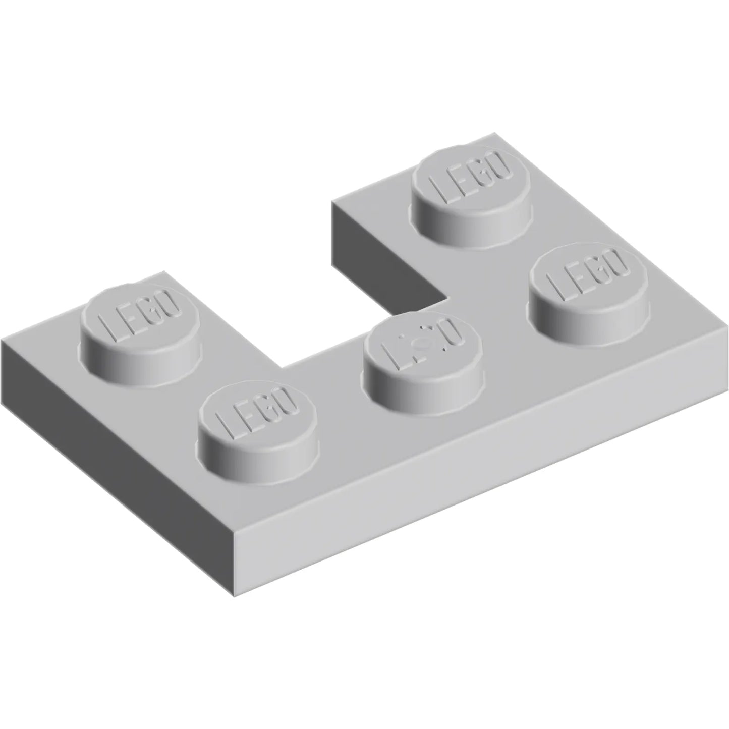 Teil 73831 - Platte, modifiziert 2 x 3 mit 1 x 1 Ausschnitt
