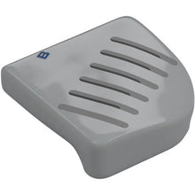 Part 7435pb01 - Brick, Round Corner 4 x 4 x 1 Curved Top with Dark Blue Capital Letter B and Dark Bluish Gray and Black Speaker Vents Pattern