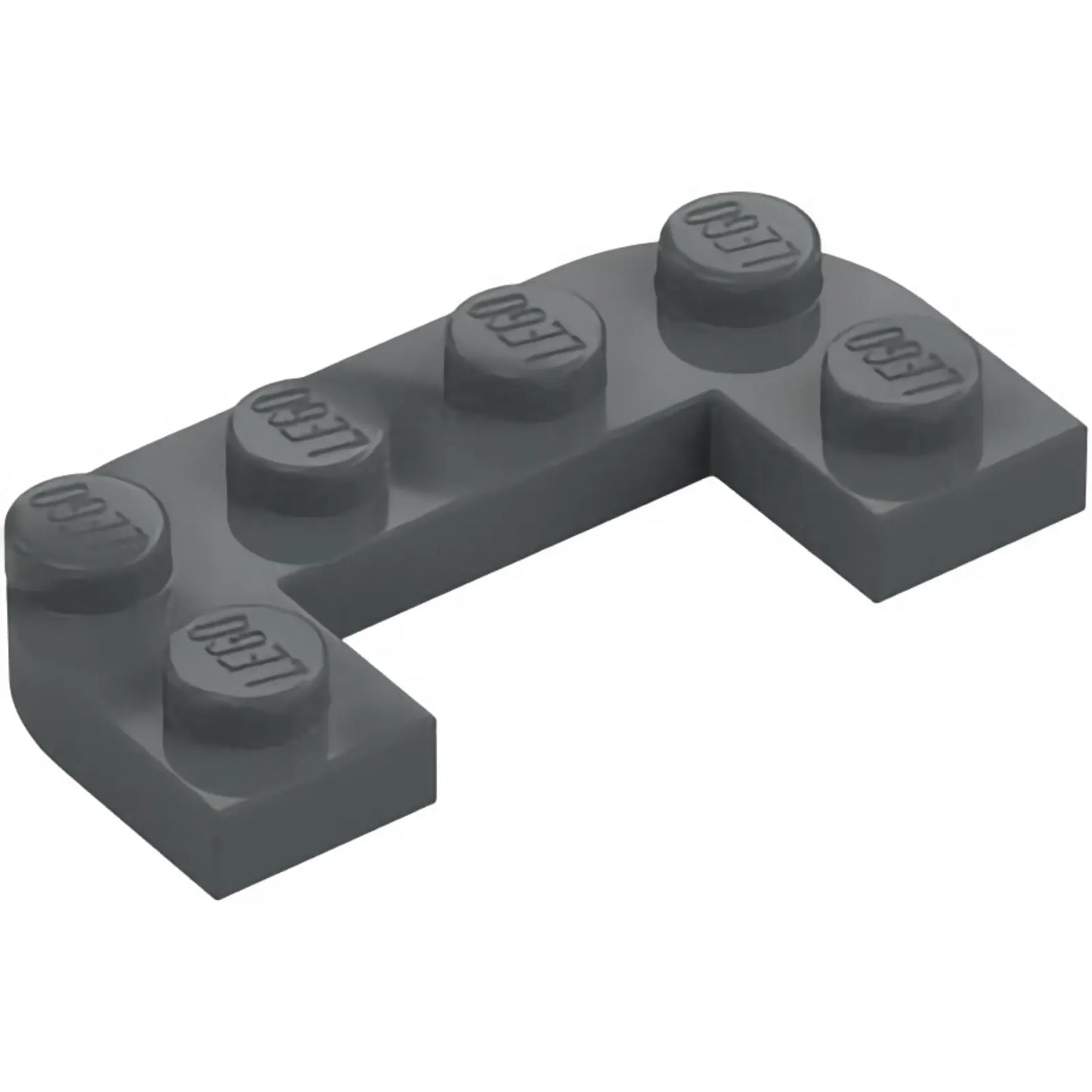 Part 7531 - Plate, Round Corner 2 x 4 Double with 1 x 2 Cutout