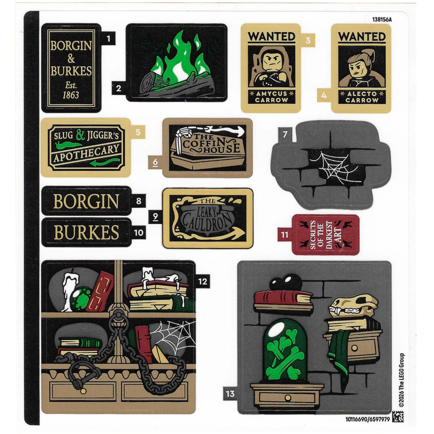 Part 76471stk01 - Sticker Sheet for Set 76471, Sheet 1 - (10116690/6597979)