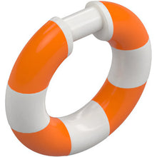 Part 7649pb02 - Minifigure, Utensil Life Preserver with Molded Orange Sections Pattern