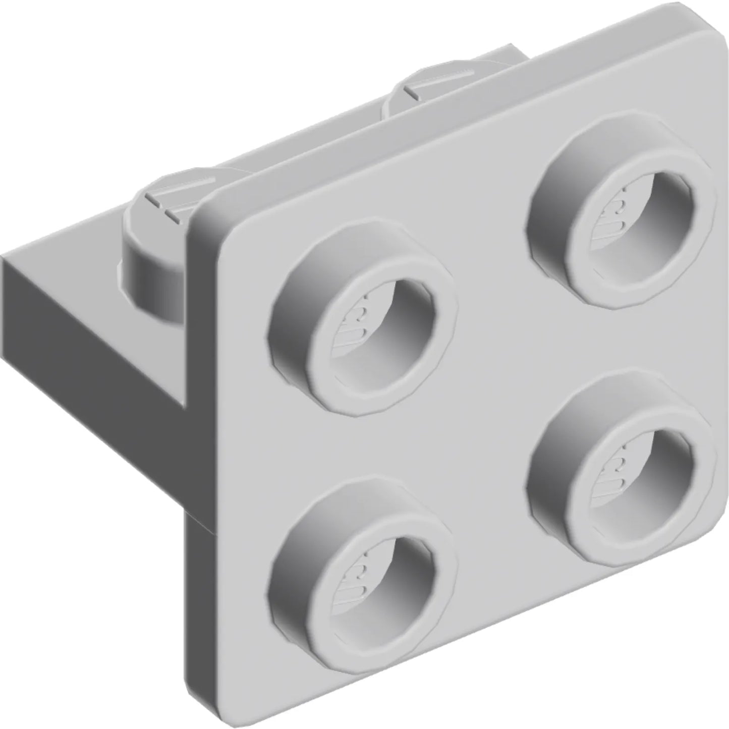 Part 7674 - Bracket 1 x 2 - 2 x 2 Centered, Inverted