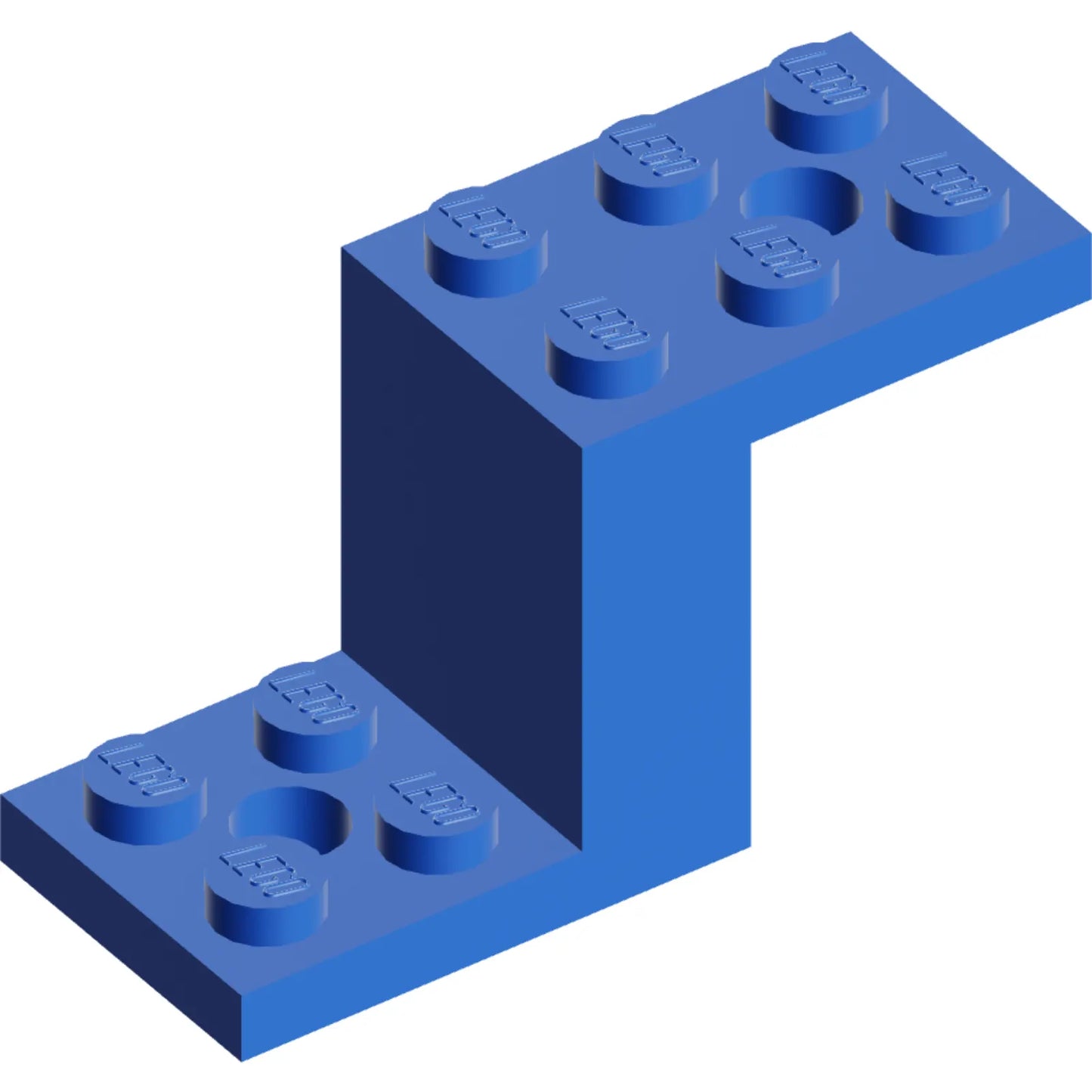 Part 76766 - Bracket 5 x 2 x 2 1/3 with 2 Holes and Bottom Stud Holder
