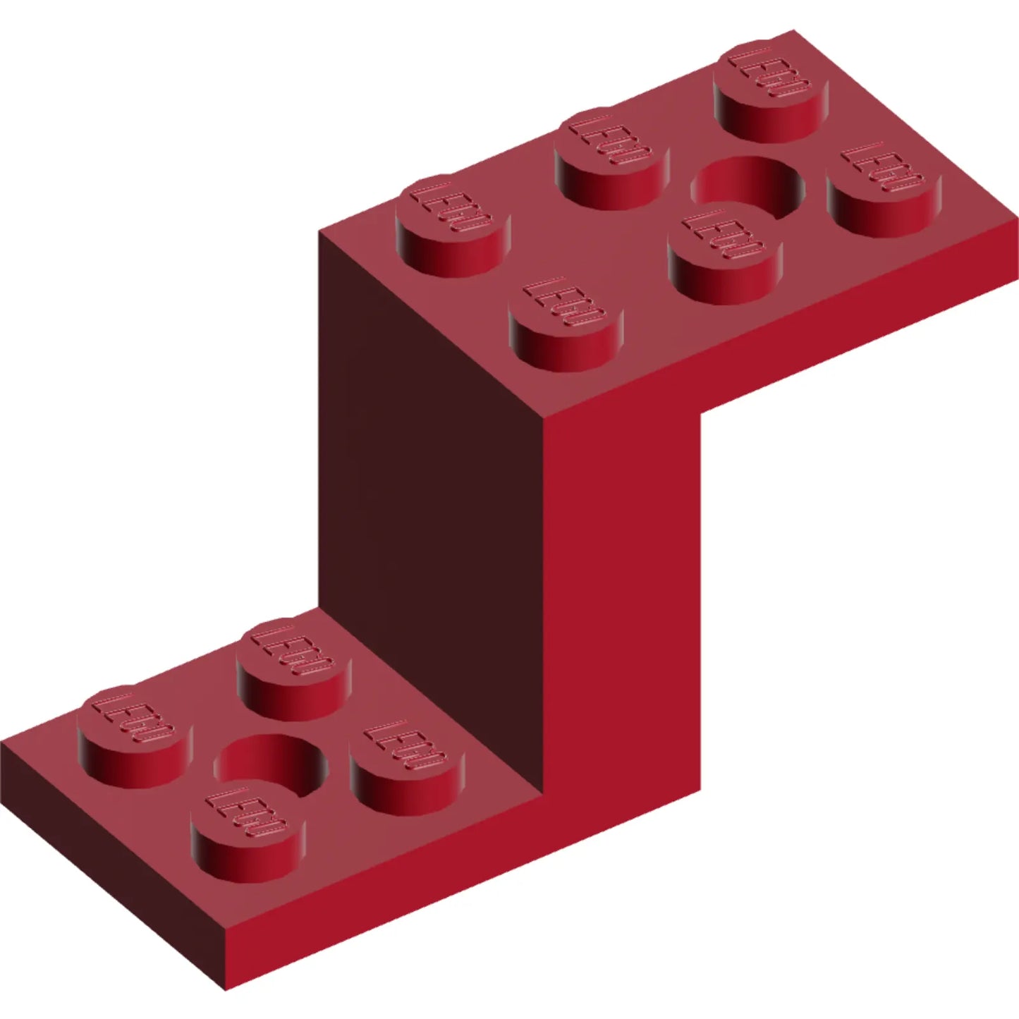 Part 76766 - Bracket 5 x 2 x 2 1/3 with 2 Holes and Bottom Stud Holder