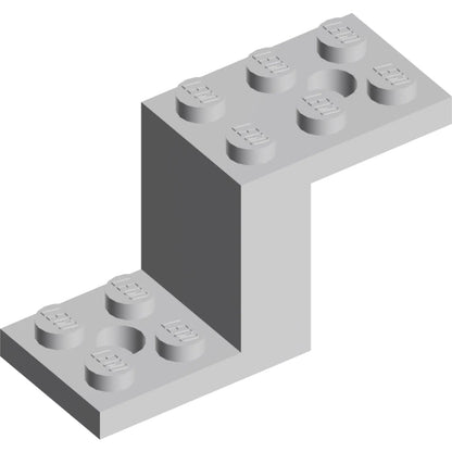 Part 76766 - Bracket 5 x 2 x 2 1/3 with 2 Holes and Bottom Stud Holder